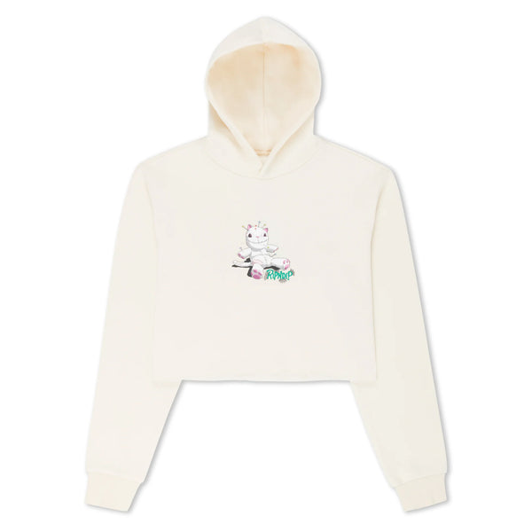 Ripndip Travis Cropped Felpa Cappuccio Natural
