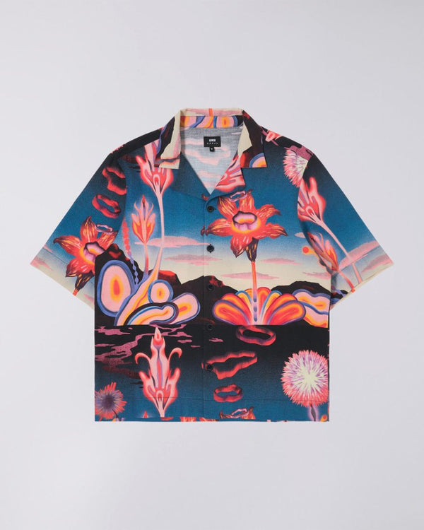 Edwin Hana No Shita Camicia Manica Corta